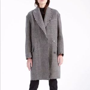 NWOT Iro Quip Houndstooth Coat